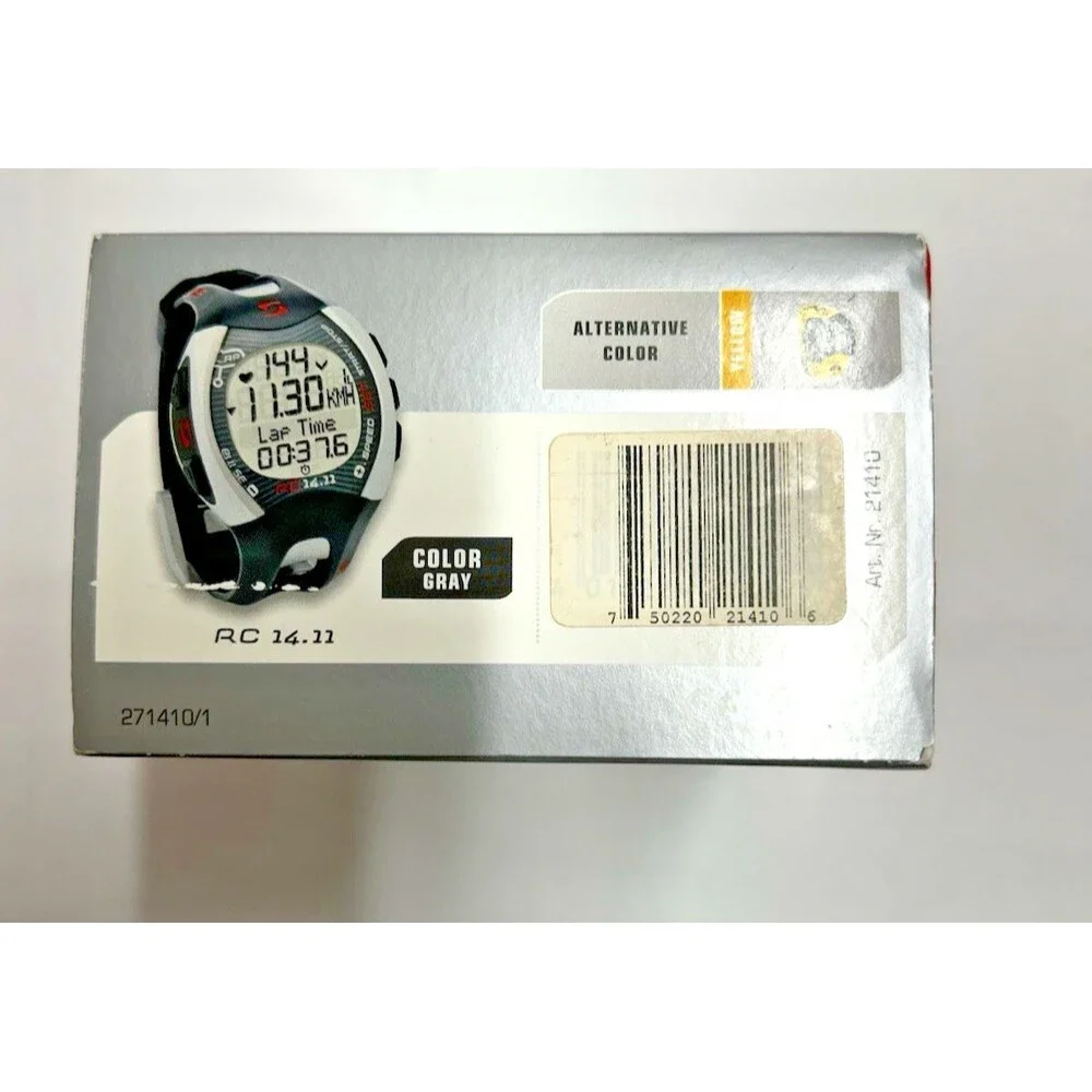 Sigma RC 14.11 Running Computer Kit Grey Tracks Avg Speed, Heart Rate +More NIB